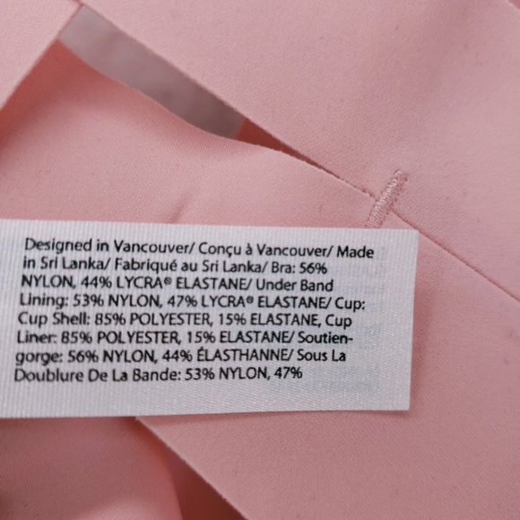 NWOT LULULEMON Enlite Weave Back PINK Running Bra High Support Ultralu - Picture 6 of 7